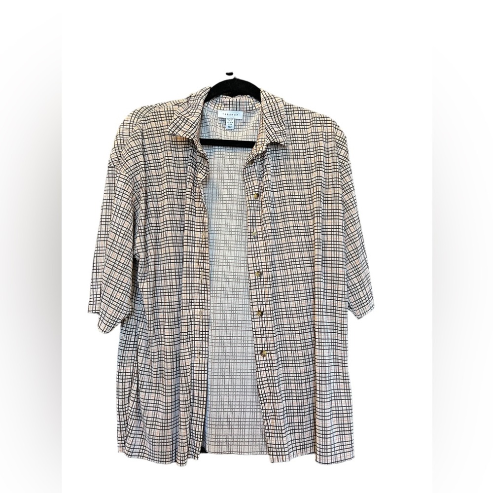 TOPSHOP button up short sleeve